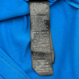 バレンシアガ BALENCIAGA ×adidas ロゴプリントTシャツ 739101 ブルー コットン メンズ 半袖Ｔシャツ