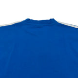 バレンシアガ BALENCIAGA ×adidas ロゴプリントTシャツ 739101 ブルー コットン メンズ 半袖Ｔシャツ