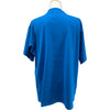 バレンシアガ BALENCIAGA ×adidas ロゴプリントTシャツ 739101 ブルー コットン メンズ 半袖Ｔシャツ