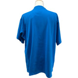 バレンシアガ BALENCIAGA ×adidas ロゴプリントTシャツ 739101 ブルー コットン メンズ 半袖Ｔシャツ