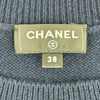 シャネル CHANEL ココマークカシミヤニットセーター P76927 ネイビー カシミヤ レディース セーター