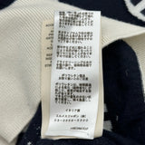 エルメス HERMES シェーヌダンクル柄ニットセーター 5E2697DF ネイビー カシミヤ レディース セーター