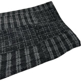 シャネル CHANEL チェックパターンルーズデニムパンツ P77620 ブラック コットン レディース デニムパンツ