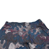 クリスチャン・ディオール Christian Dior × Peter Doig 総柄ショートパンツ 013C121A5436 ネイビー シルク メンズ ショートパンツ