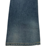 クリスチャン・ディオール Christian Dior ロゴワッペンレギュラーフィットデニムパンツ 193DS11DY988 ブルー コットン メンズ デニムパンツ