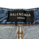 バレンシアガ BALENCIAGA ルーズデニムパンツ 736540 ブルー コットン ユニセックス デニムパンツ