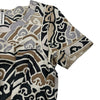 レオナール LEONARD 総柄ショートスリーブワンピース 0450327 ベージュ シルク レディース ワンピース