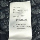 クリスチャン・ディオール Christian Dior オブリーク総柄フリースショートドレス 123R02A4022 ネイビー コットン レディース ワンピース