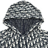 クリスチャン・ディオール Christian Dior オブリーク総柄フリースショートドレス 123R02A4022 ネイビー コットン レディース ワンピース