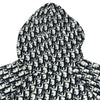 クリスチャン・ディオール Christian Dior オブリーク総柄フリースショートドレス 123R02A4022 ネイビー コットン レディース ワンピース