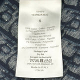 クリスチャン・ディオール Christian Dior オブリーク総柄フリースショートドレス 123R02A4022 ネイビー コットン レディース ワンピース