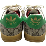 グッチ GUCCI GUCCI×adidas Gazelle ローカットスニーカー 725222 ベージュ メンズ スニーカー