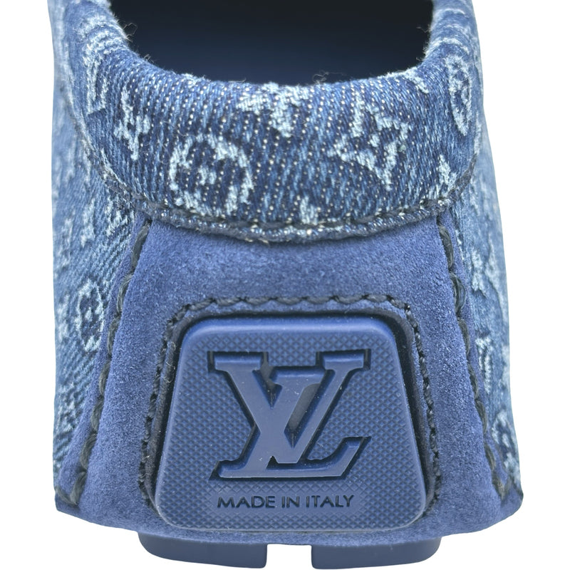 ルイ・ヴィトン LOUIS VUITTON モノグラムデニムドライビングシューズ