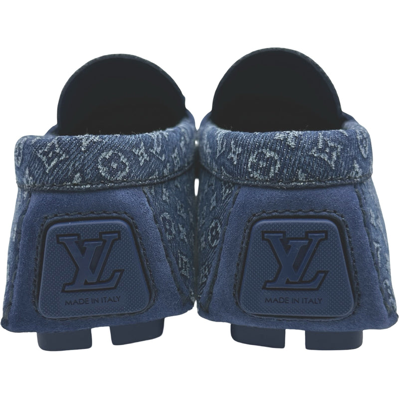 ルイ・ヴィトン LOUIS VUITTON モノグラムデニムドライビングシューズ