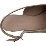 エルメス HERMES PARIS スリングバックパンプス 241046Z ピンク レザー レディース パンプス
