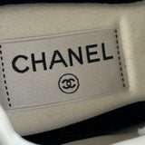 シャネル CHANEL ココマークローカットスニーカー G45142 イエロー キャンバス レディース スニーカー