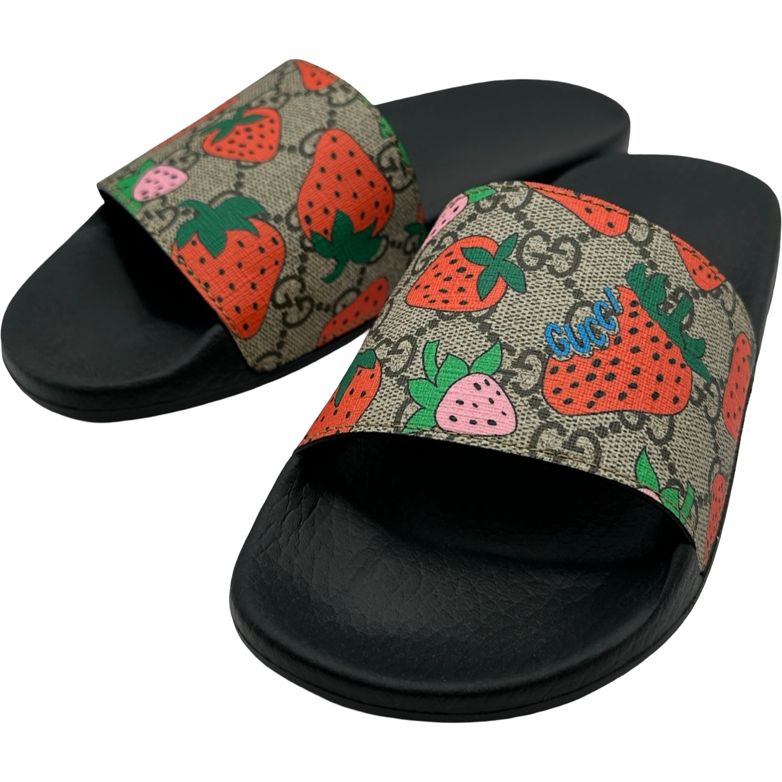 グッチ GUCCI GG総柄ラバースライドサンダル 408508 ベージュ