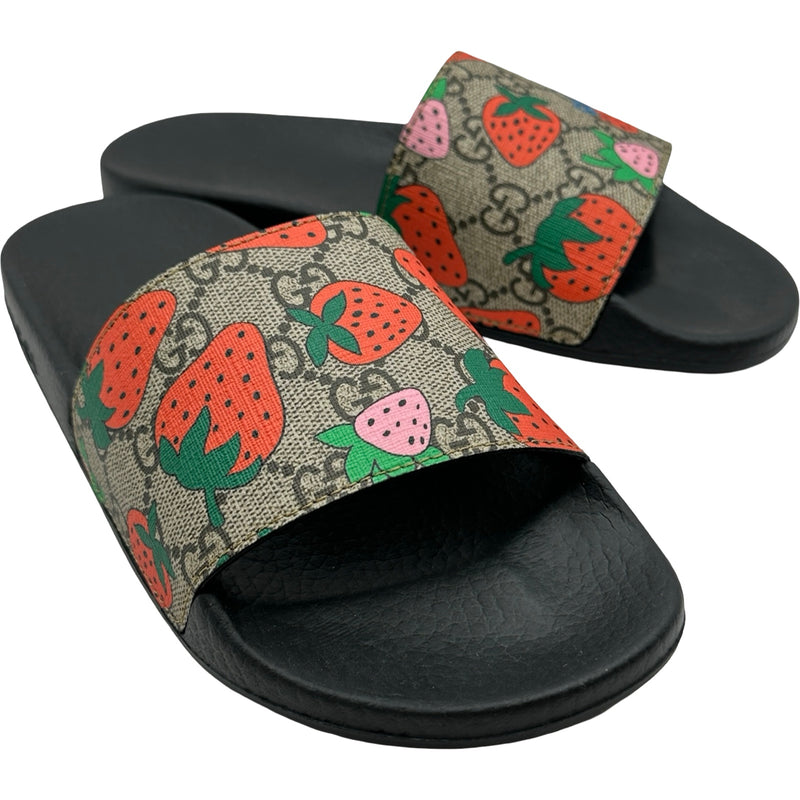 グッチ GUCCI GG総柄ラバースライドサンダル 408508 ベージュ