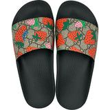 グッチ GUCCI GG総柄ラバースライドサンダル 408508 ベージュ レディース サンダル