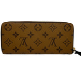 ルイ・ヴィトン LOUIS VUITTON ポルトフォイユ・クレマンス M82336 ブラウン モノグラム・リバース レディース 長財布