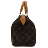ルイ・ヴィトン LOUIS VUITTON スピーディ25 M41528 ブラウン モノグラムキャンバス/レザー レディース ボストンバッグ