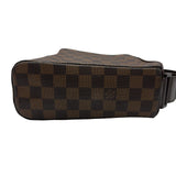 ルイ・ヴィトン LOUIS VUITTON オラフPM N41442 ブラウン ダミエ/レザー レディース ショルダーバッグ
