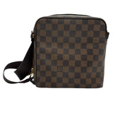 ルイ・ヴィトン LOUIS VUITTON オラフPM N41442 ブラウン ダミエ/レザー レディース ショルダーバッグ