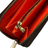 ルイ・ヴィトン LOUIS VUITTON ジッピー・ウォレット ブラウン/オレンジ モノグラムキャンバス メンズ 長財布