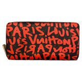 ルイ・ヴィトン LOUIS VUITTON ジッピー・ウォレット ブラウン/オレンジ モノグラムキャンバス メンズ 長財布