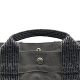 エルメス HERMES エールラインアドPM グレー ナイロンキャンバス レディース リュック デイパック