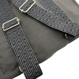 エルメス HERMES エールラインアドPM グレー ナイロンキャンバス レディース リュック デイパック