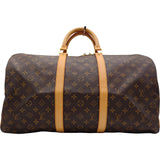 ルイ・ヴィトン LOUIS VUITTON キーポル50 M41426 ブラウン モノグラム レディース ボストンバッグ