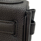 エルメス HERMES ケリー28 内縫い T刻 ブラック ゴールド金具 トゴ レディース ショルダーバッグ