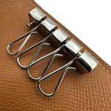エルメス HERMES ベアン4連キーケース U刻 ゴールド/シルバー金具 エプソン レディース キーケース
