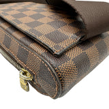ルイ・ヴィトン LOUIS VUITTON ジェロニモス ブラウン ダミエ/レザー メンズ ボディバッグ