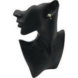 エルメス HERMES ポップH ミニピアス ホワイト/シルバー メタル エナメル アクセサリー レディース