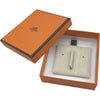 エルメス HERMES ポップH ミニピアス ホワイト/シルバー メタル エナメル アクセサリー レディース