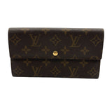 ルイ・ヴィトン LOUIS VUITTON ポシェット・ポルト モネ クレディ 旧型 M61725 ブラウン モノグラム ユニセックス 長財布