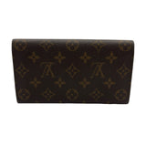 ルイ・ヴィトン LOUIS VUITTON ポシェット・ポルト モネ クレディ 旧型 M61725 ブラウン モノグラム ユニセックス 長財布