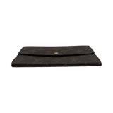 ルイ・ヴィトン LOUIS VUITTON ポシェット・ポルト モネ クレディ 旧型 M61725 ブラウン モノグラム ユニセックス 長財布