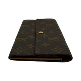 ルイ・ヴィトン LOUIS VUITTON ポシェット・ポルト モネ クレディ 旧型 M61725 ブラウン モノグラム ユニセックス 長財布