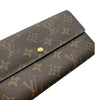 ルイ・ヴィトン LOUIS VUITTON ポシェット・ポルト モネ クレディ 旧型 M61725 ブラウン モノグラム ユニセックス 長財布