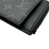ルイ・ヴィトン LOUIS VUITTON ハイブリッド・ウォレット M81568 ブラック モノグラム・エクリプス メンズ 二つ折り財布
