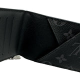 ルイ・ヴィトン LOUIS VUITTON ハイブリッド・ウォレット M81568 ブラック モノグラム・エクリプス メンズ 二つ折り財布