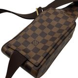 ルイ・ヴィトン LOUIS VUITTON ジェロニモス N51944 ブラウン ダミエキャンバス/レザー メンズ ボディバッグ