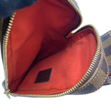 ルイ・ヴィトン LOUIS VUITTON ジェロニモス N51944 ブラウン ダミエキャンバス/レザー メンズ ボディバッグ