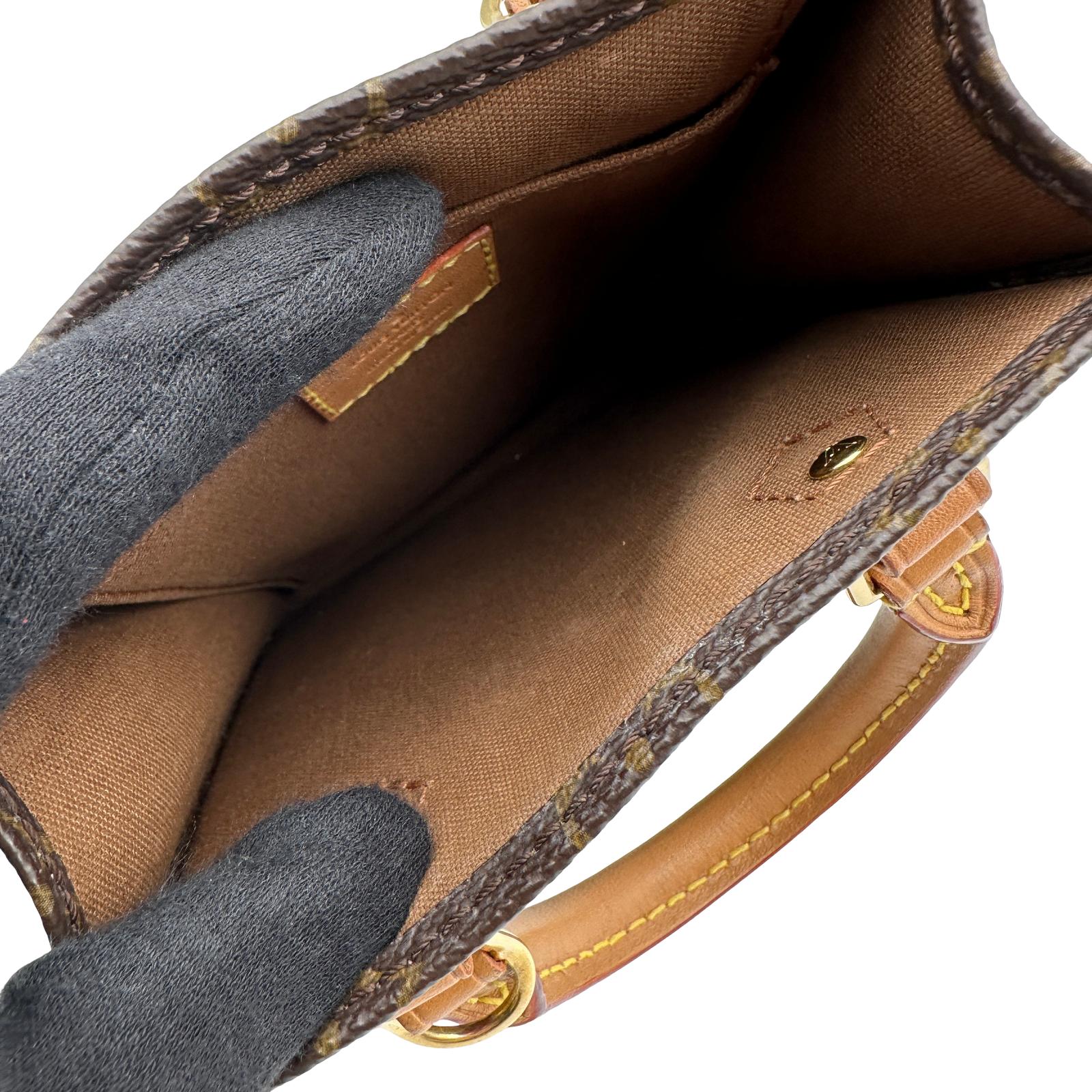 ルイ・ヴィトン LOUIS VUITTON プティット・サックプラ M69442 ブラウン モノグラムキャンバス/レザー レディース ショルダーバッグ ルイ・ヴィトン LOUIS VUITTON プティット・サックプラ M69442