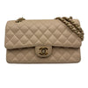 シャネル CHANEL マトラッセ25 A01112 ベージュ/ゴールド キャビアスキン レディース ショルダーバッグ