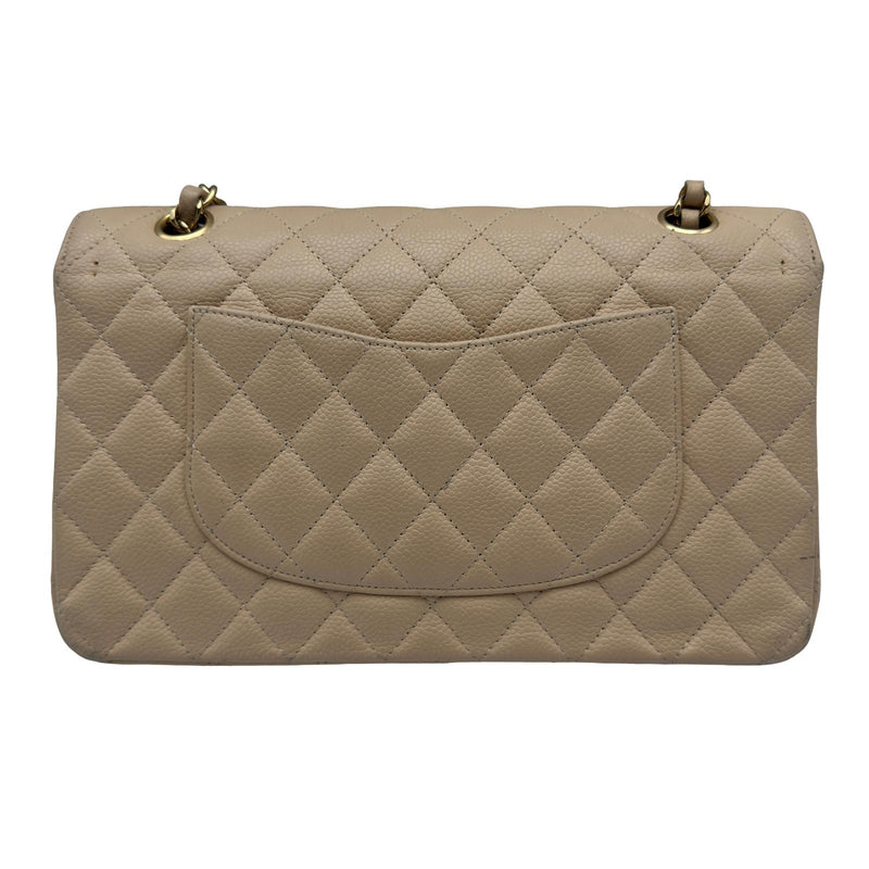 シャネル CHANEL マトラッセ25 A01112 ベージュ/ゴールド キャビア