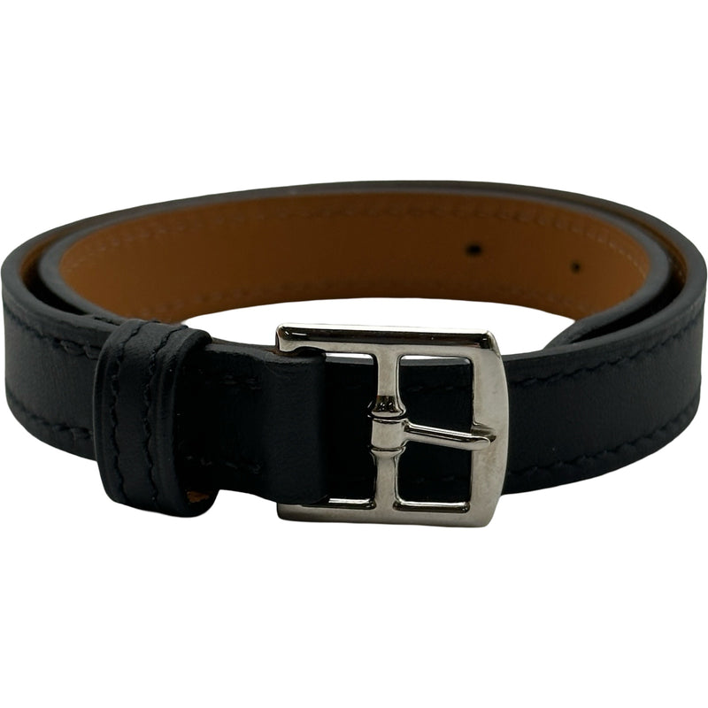 HERMES エルメス/エトリヴィエール/ブレス/33-36/□J ****/エルメス/ABランク/75【中古】 エルメス HERMES エトリヴィエール ブレスレットM □J刻 ブラック